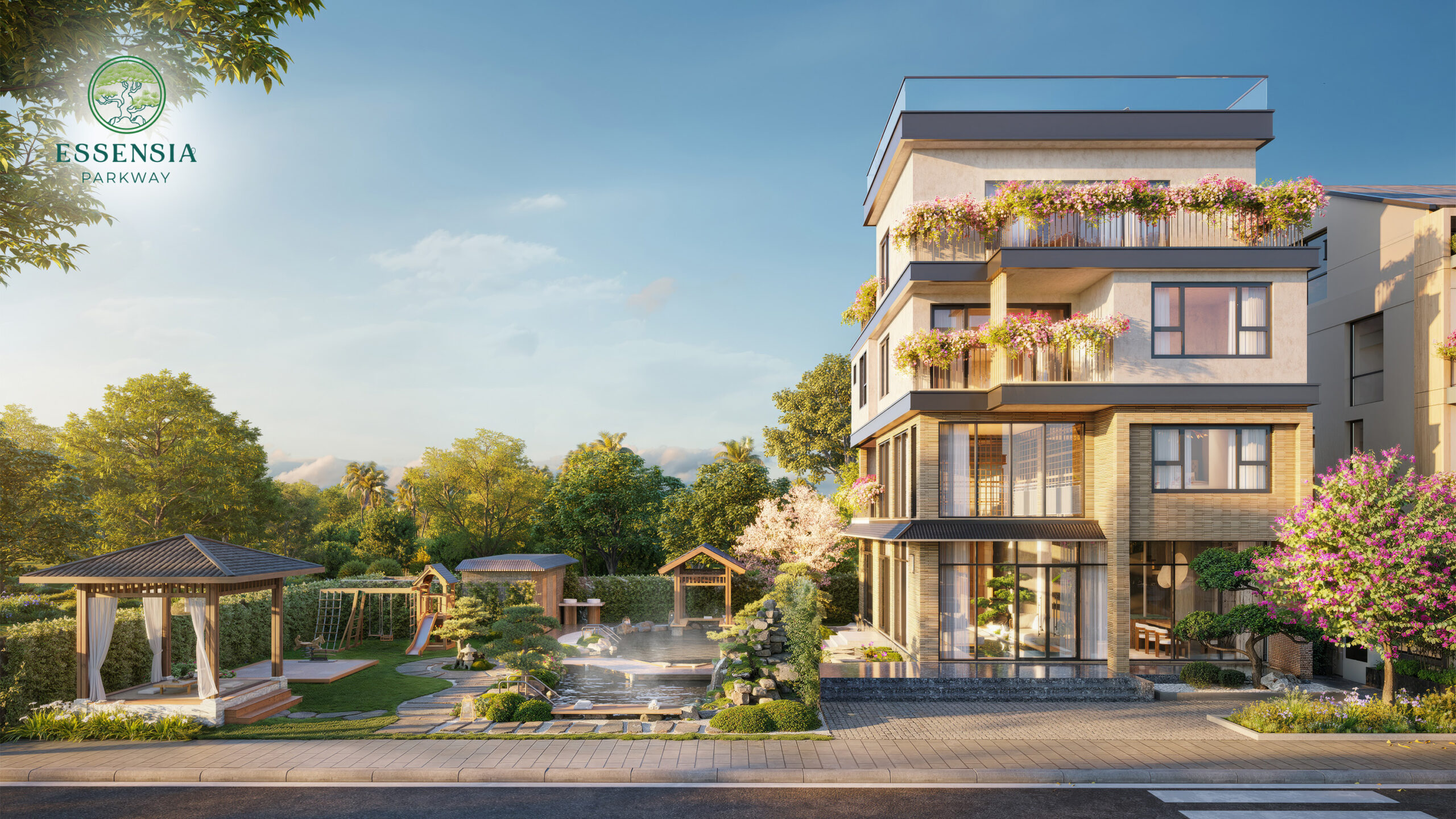 Tiện ích Onsen Clubhouse của Essensia Parkway