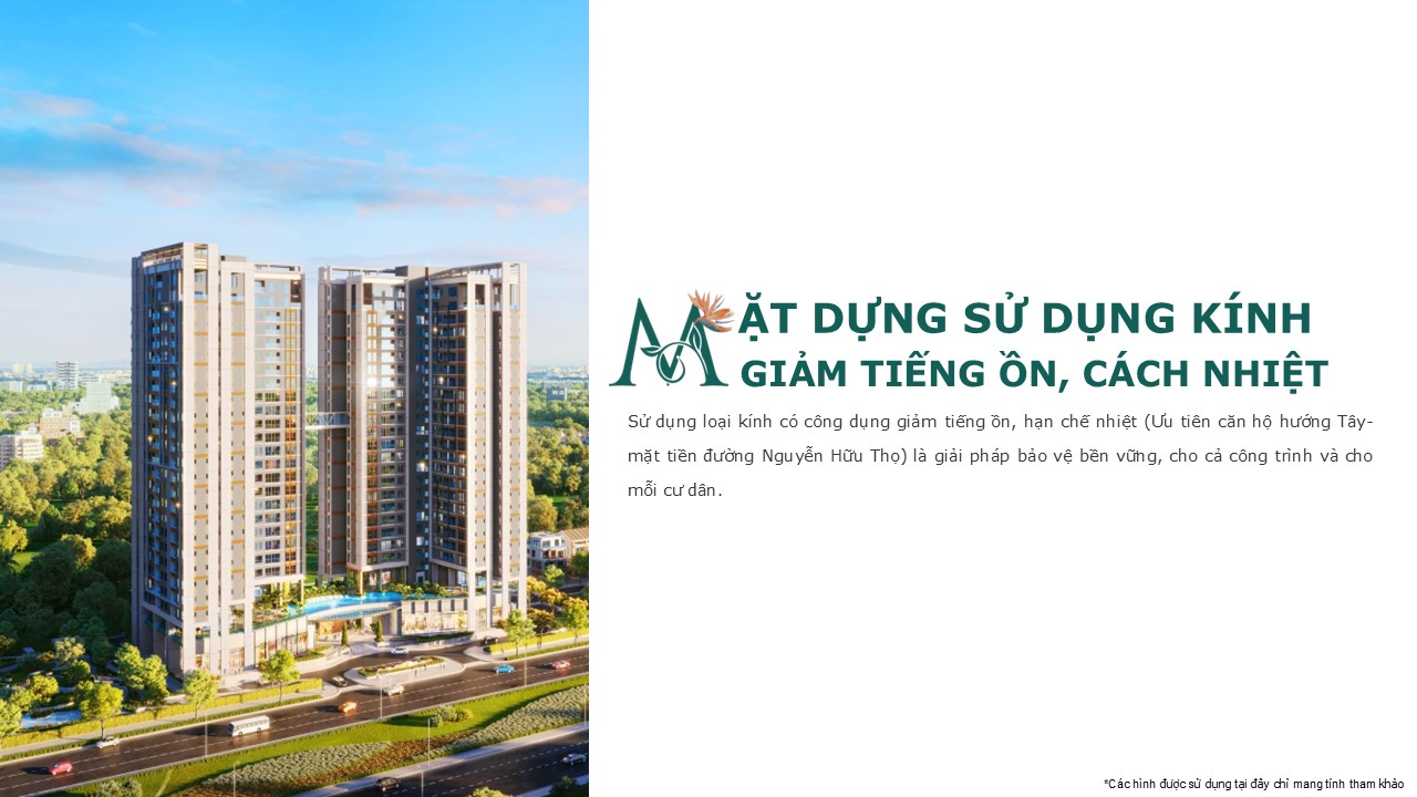 Hệ kính giảm tiếng ồn và bức xạ nhiệt