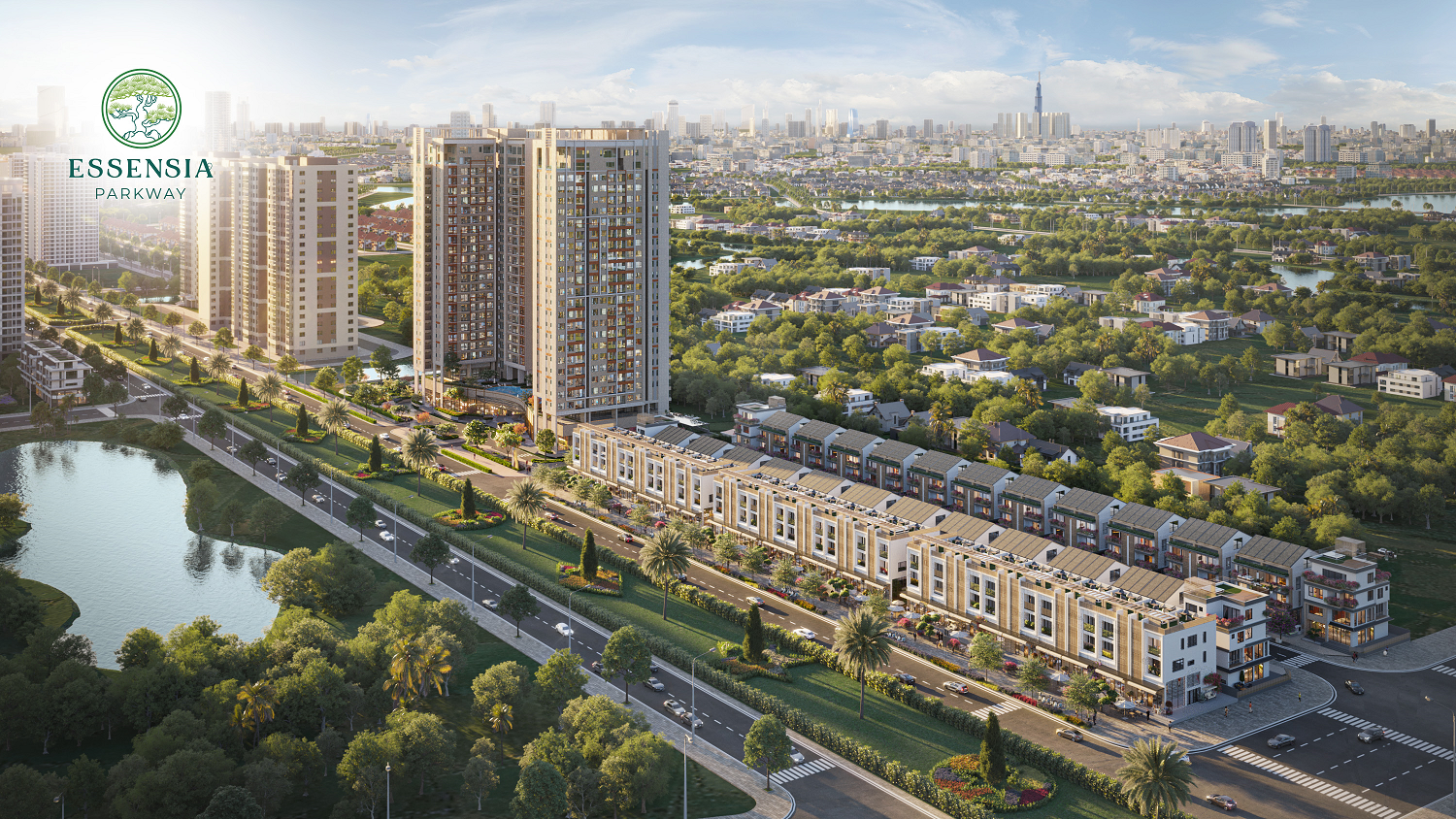 Quần thể dự án Essensia Sky và Essensia Parkway