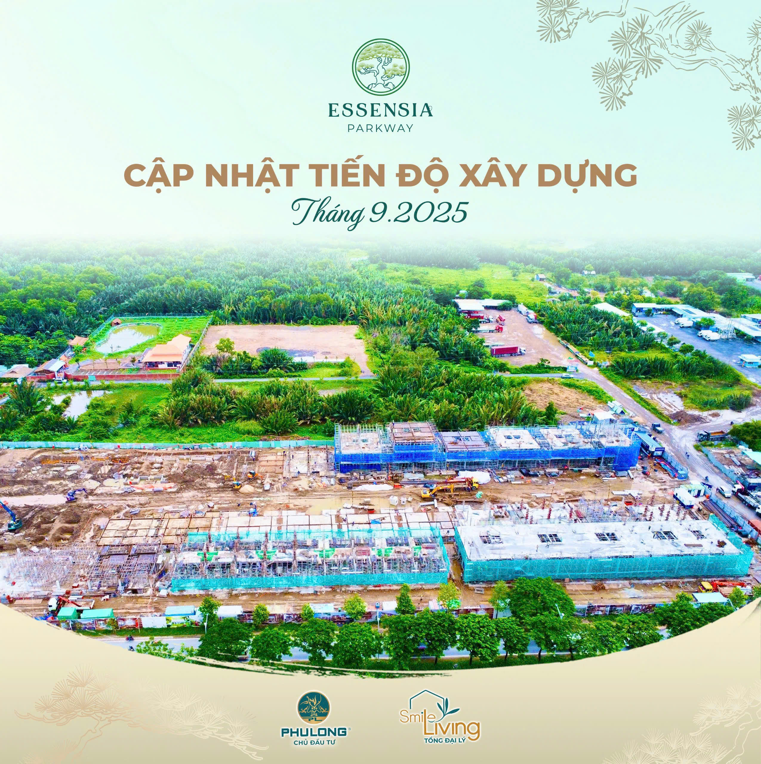 Tiến độ xây dựng Essensia Parkway