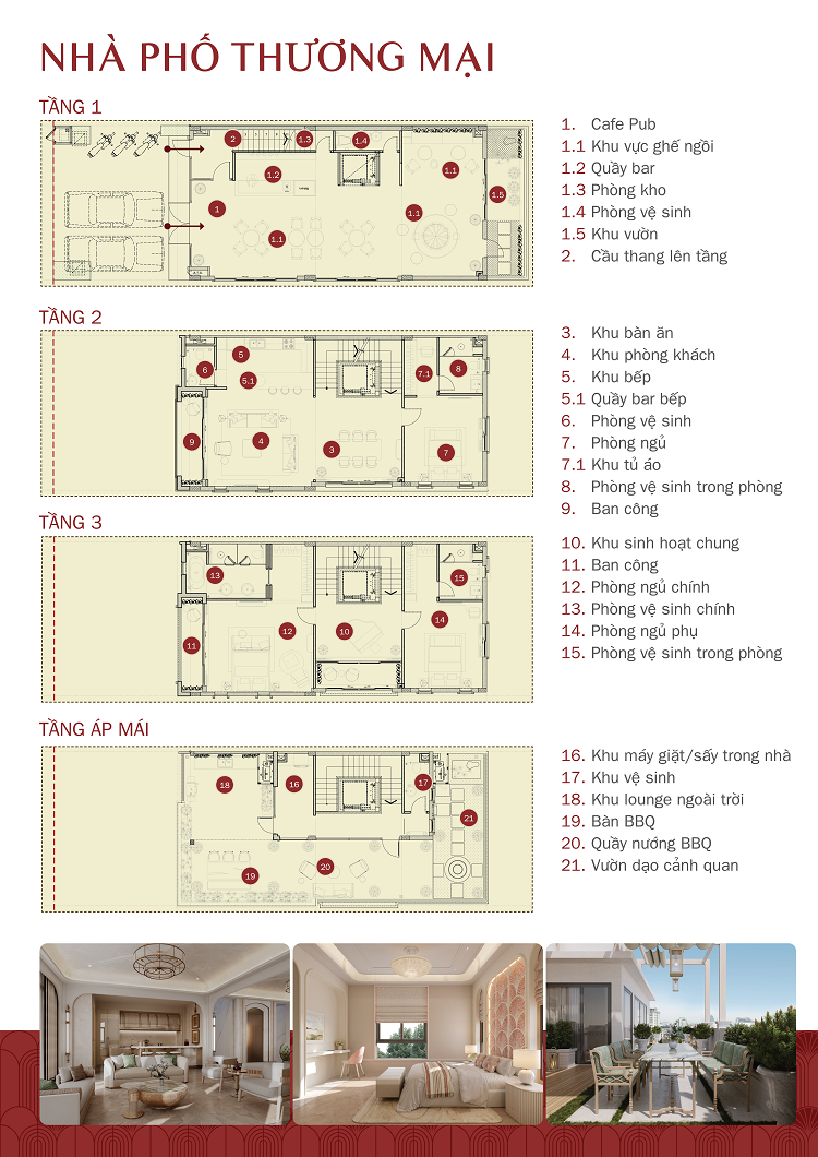 Thiết kế nhà phố thương mại Shophouse Essensia Broadway