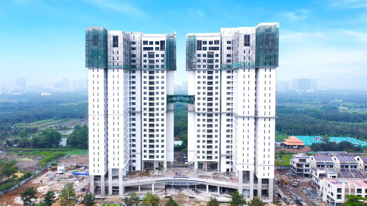 Tiến độ căn hộ Essensia Sky Nhà Bè Tháng 2/2026