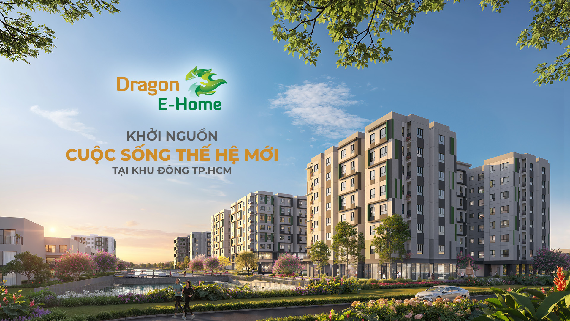 Phối cảnh tổng thể dự án Dragon E-Home tại Phú Hữu, Thủ Đức - Khởi nguồn cuộc sống thế hệ mới tại Khu Đông TP.HCM