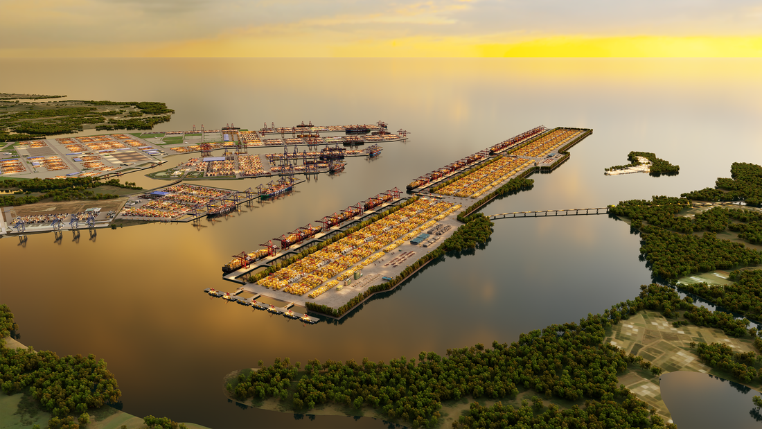 Phối cảnh Cảng quốc tế Cần Giờ