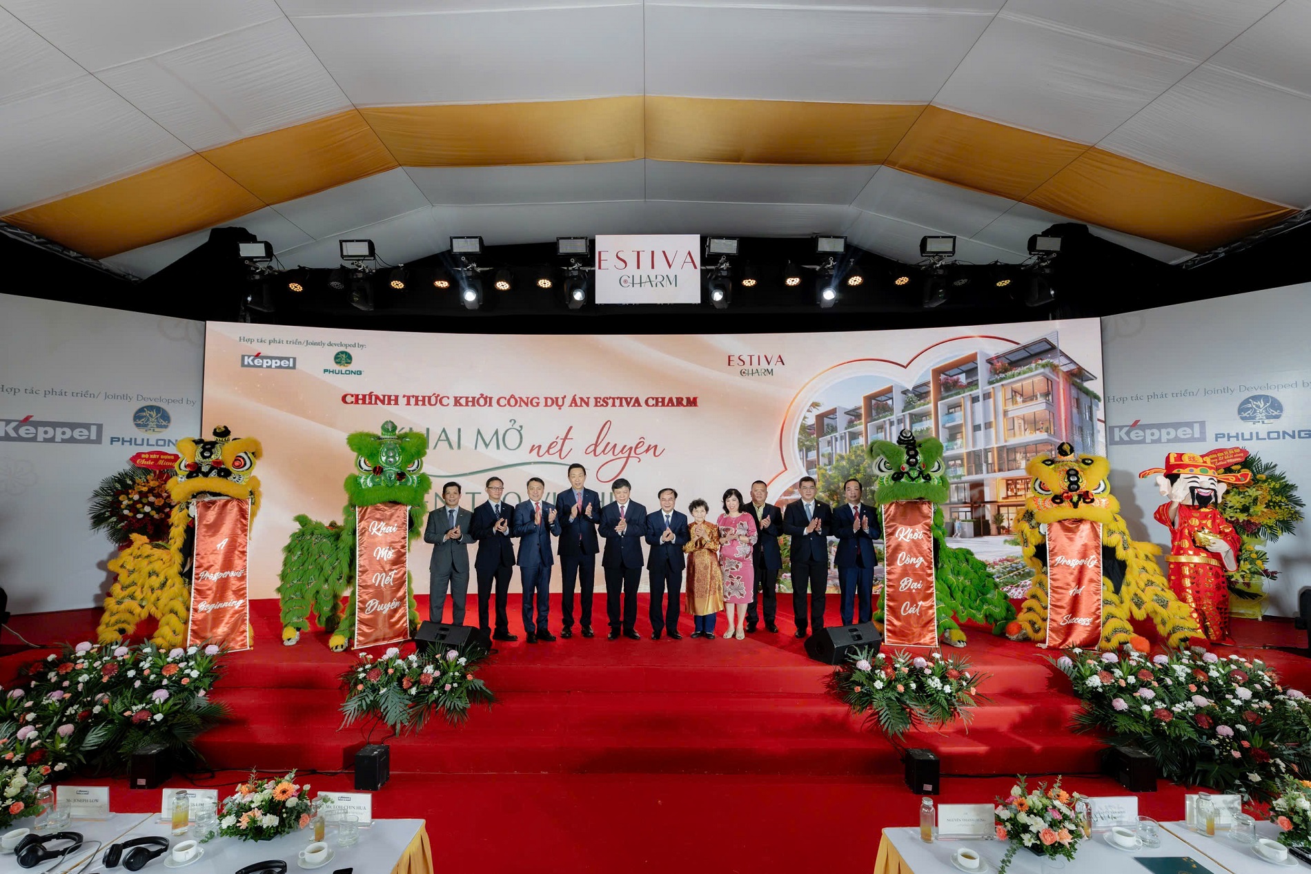Phú Long và Keppel khởi công dự án Estiva Charm tại Mailand Hanoi City phía Tây Hà Nội.