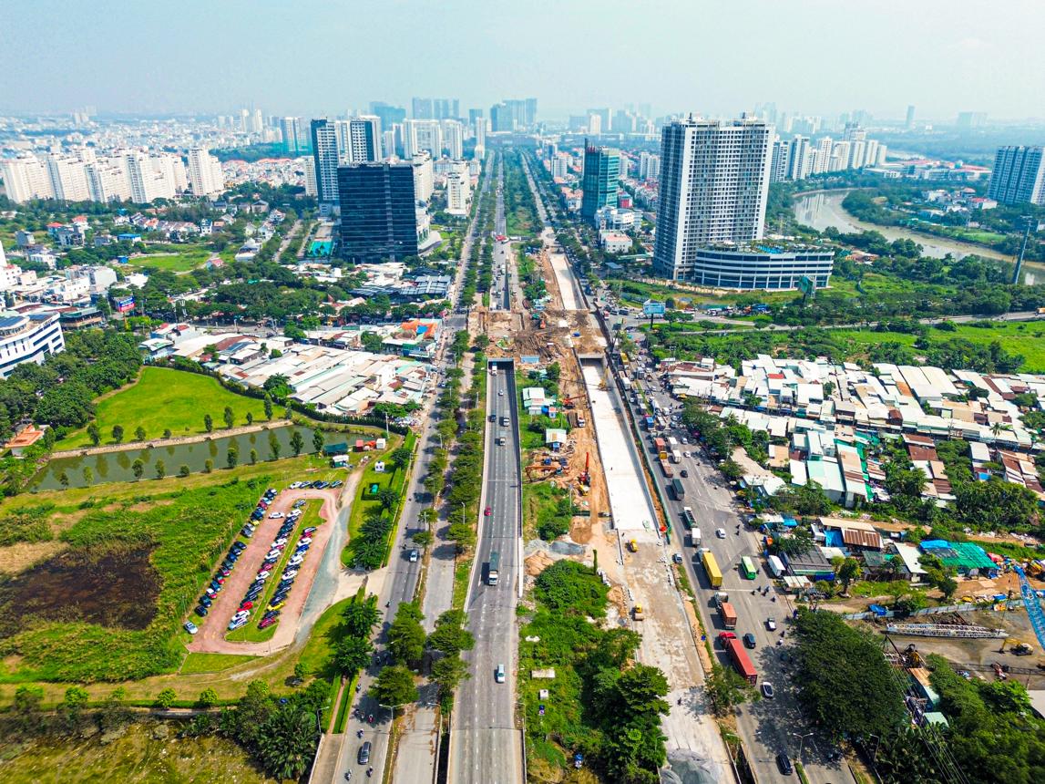 Hiện trạng đường Nguyễn Hữu Thọ